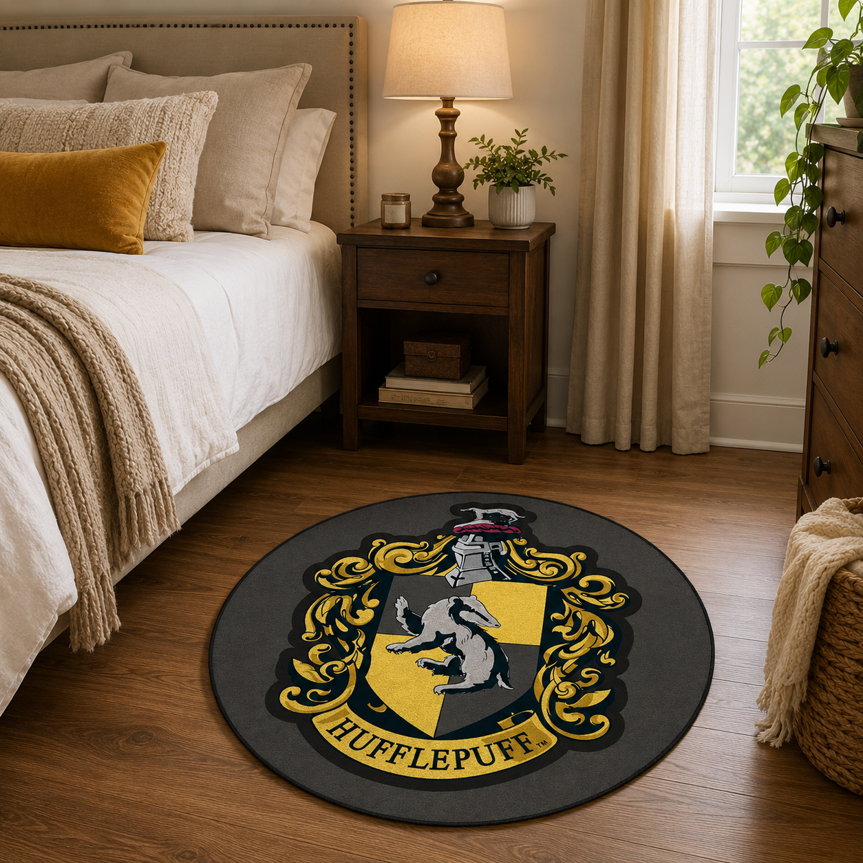 Harry Potter - Tapete Microfibra Hufflepuff