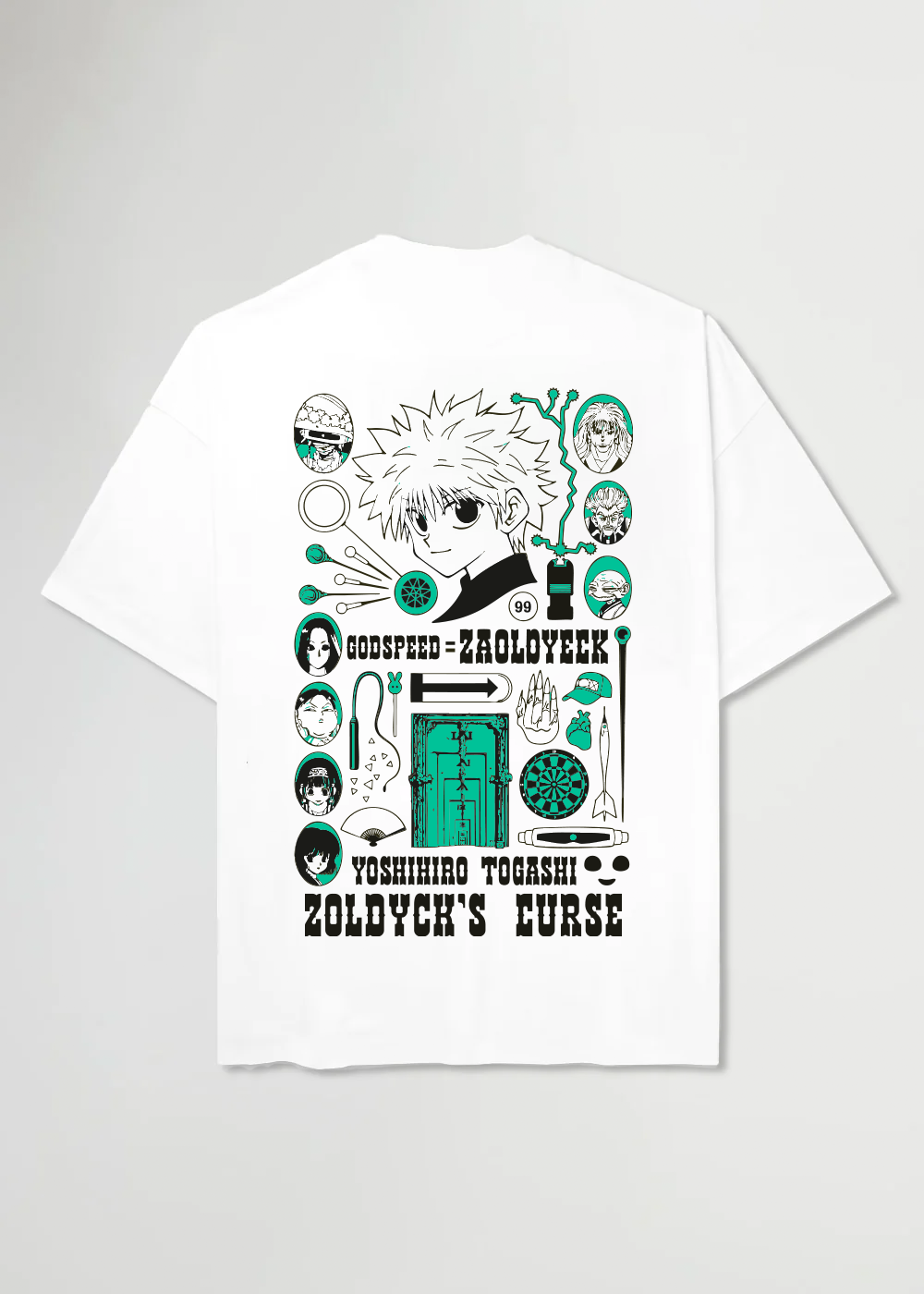 MADE IN JAPAN - ZOLDYCK'S CURSE WHITE TEE