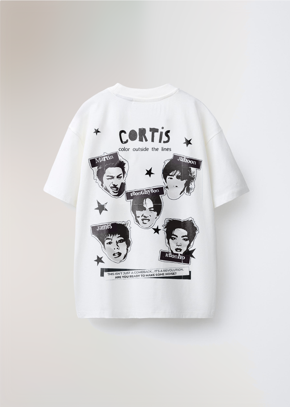 MADE IN JAPAN - COLOR OUTSIDE THE LINES WHITE TEE