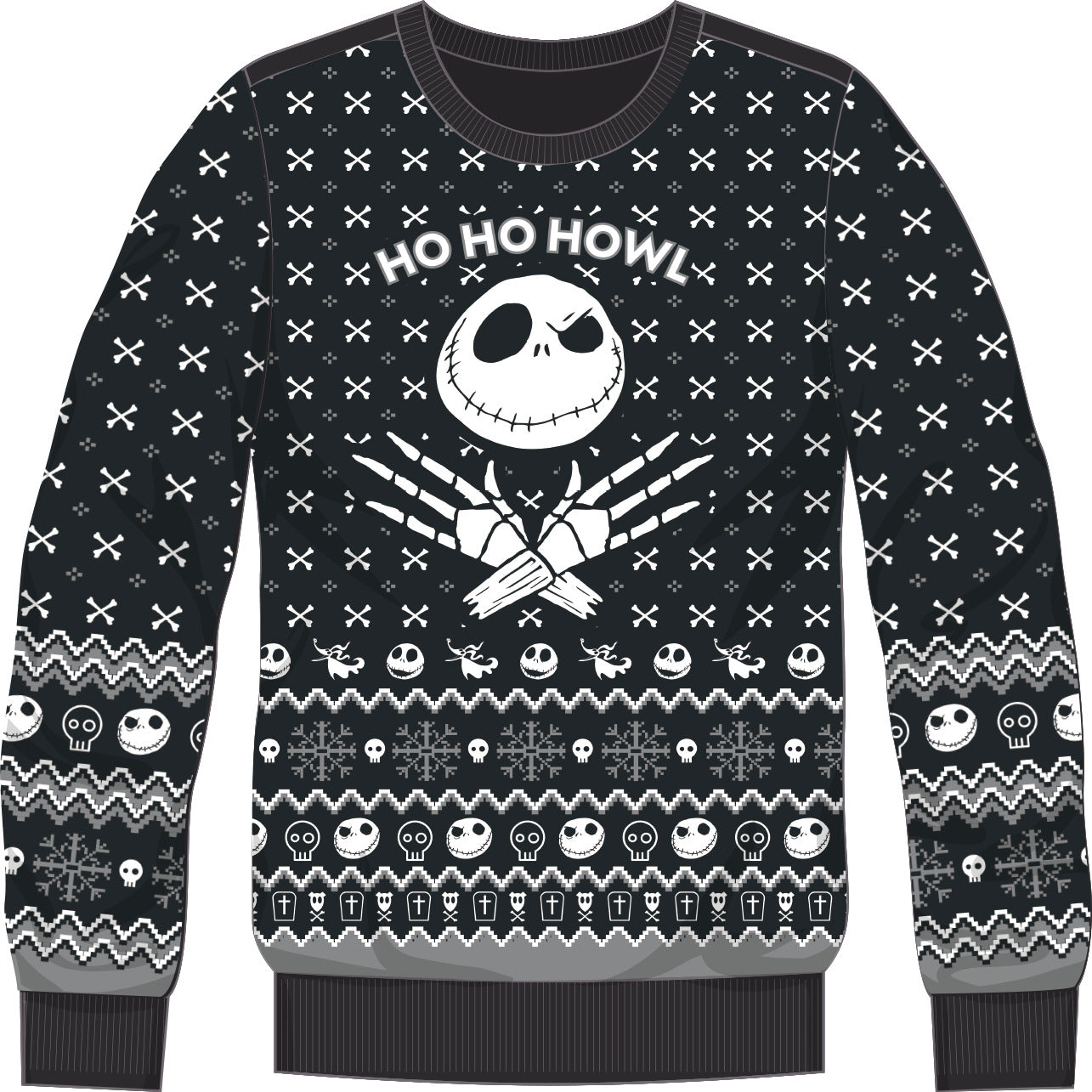 Nightmare Before Christmas - Strickpullover "Ho Ho Howl"