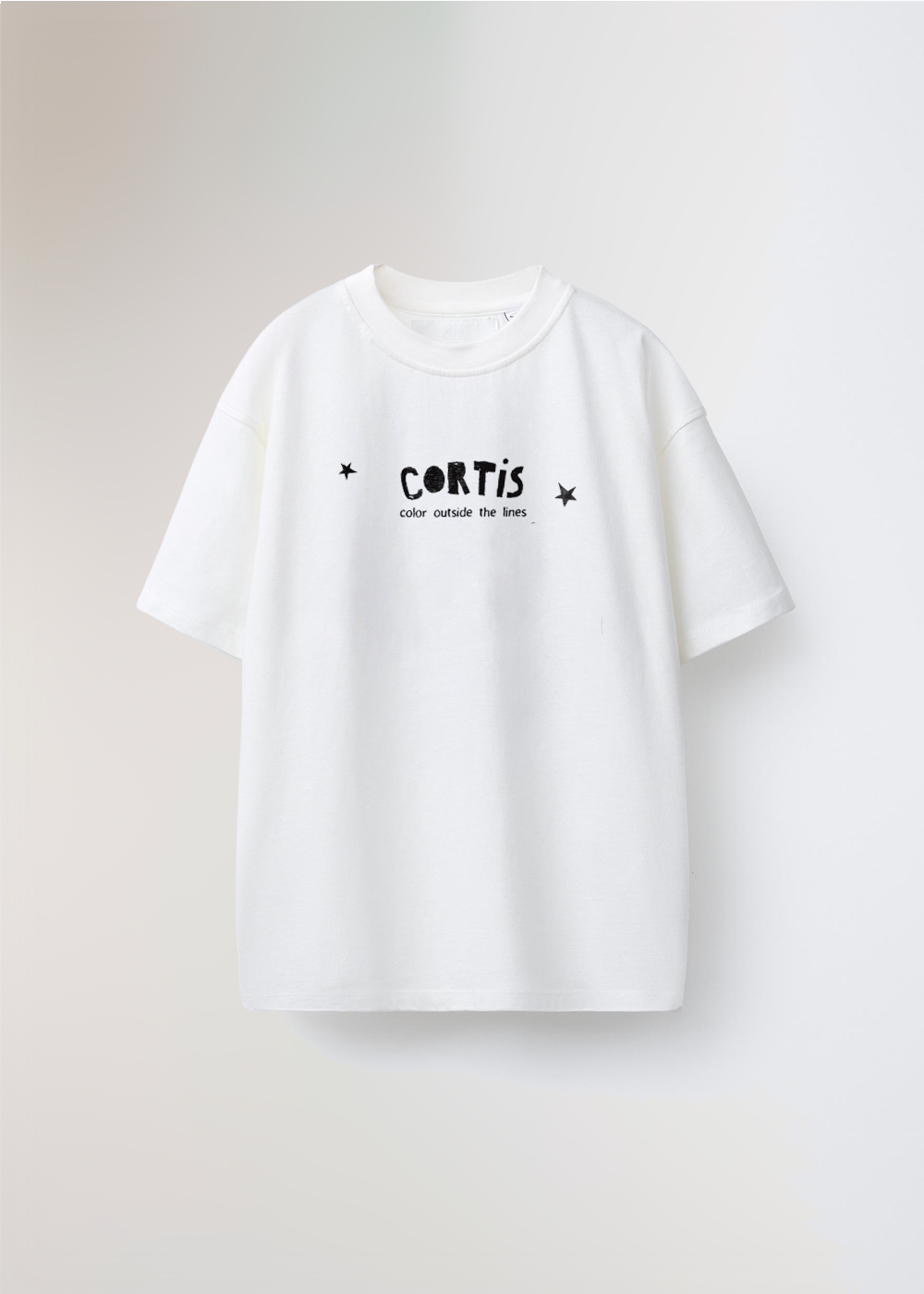MADE IN JAPAN - COLOR OUTSIDE THE LINES WHITE TEE