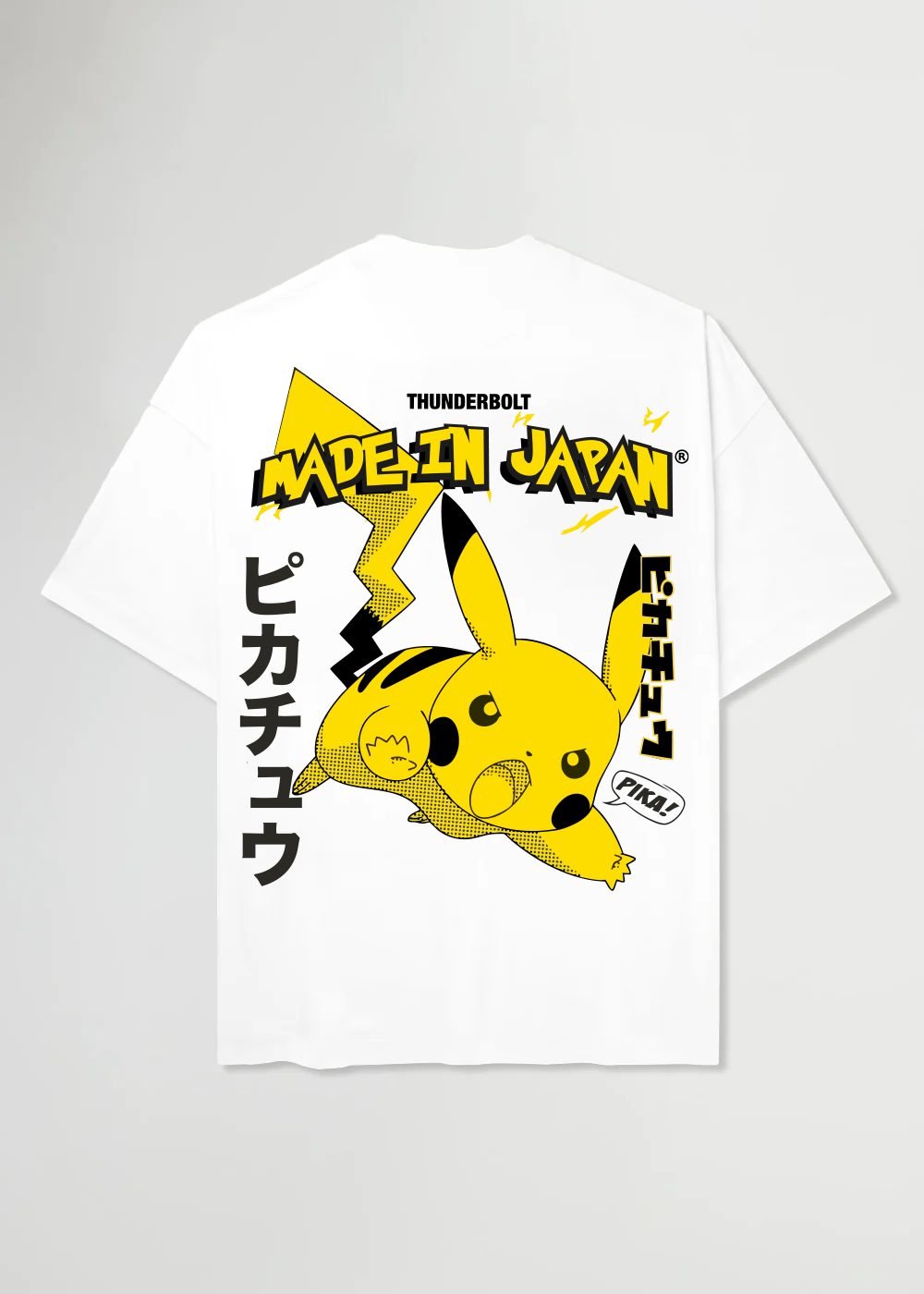 MADE IN JAPAN - PIKA WHITE TEE
