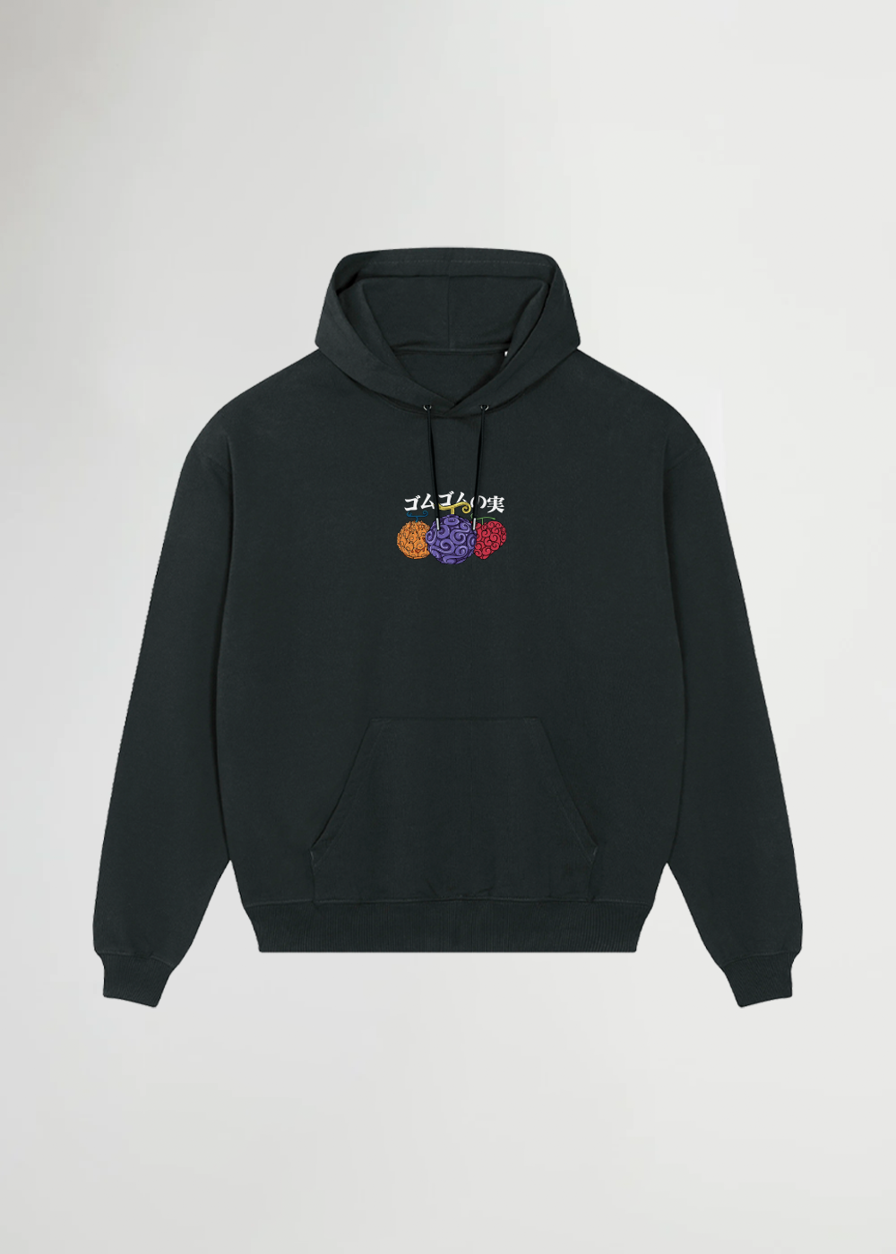 MADE IN JAPAN - DEVIL'S FRUIT® OVERSIZE BLACK HOODIE