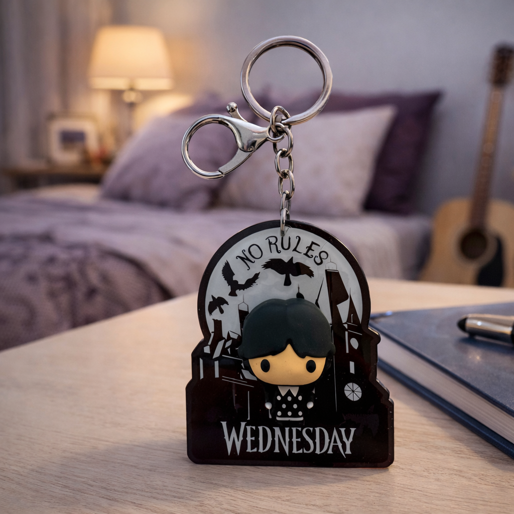 Wednesday - Porta-Chaves 3D
