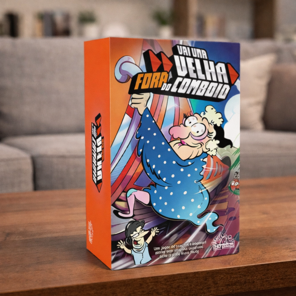 Vai uma Velha Fora do Comboio - Jogo de Tabuleiro