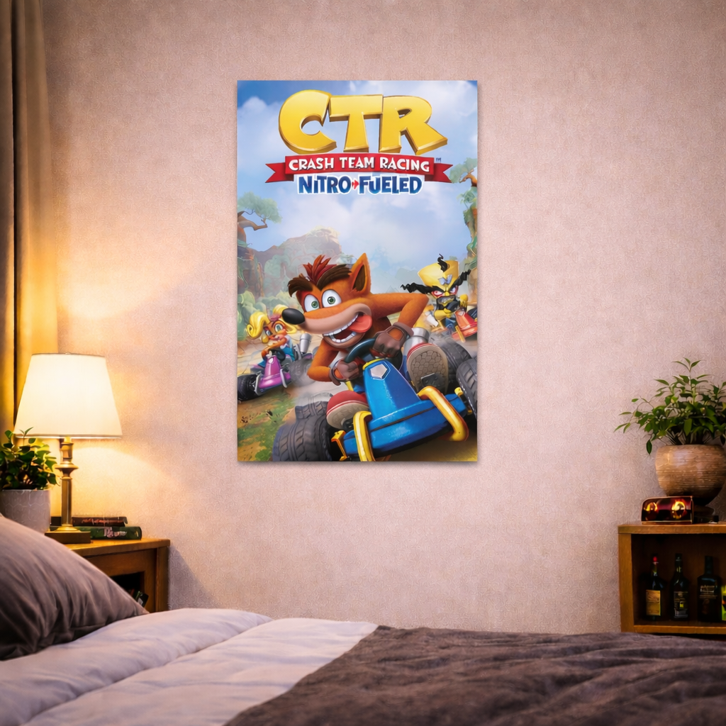 Crash Bandicoot - Poster Equipa de Corrida