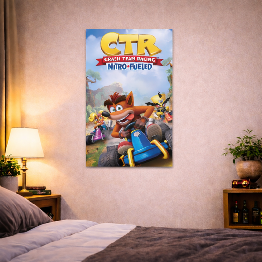 Crash Bandicoot - Poster Equipa de Corrida