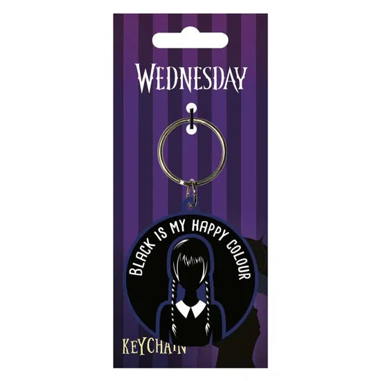 Wednesday - Porta-Chaves de Borracha Happy Colour