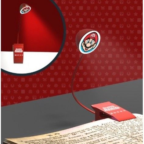 Super Mario - Candeeiro de Livro