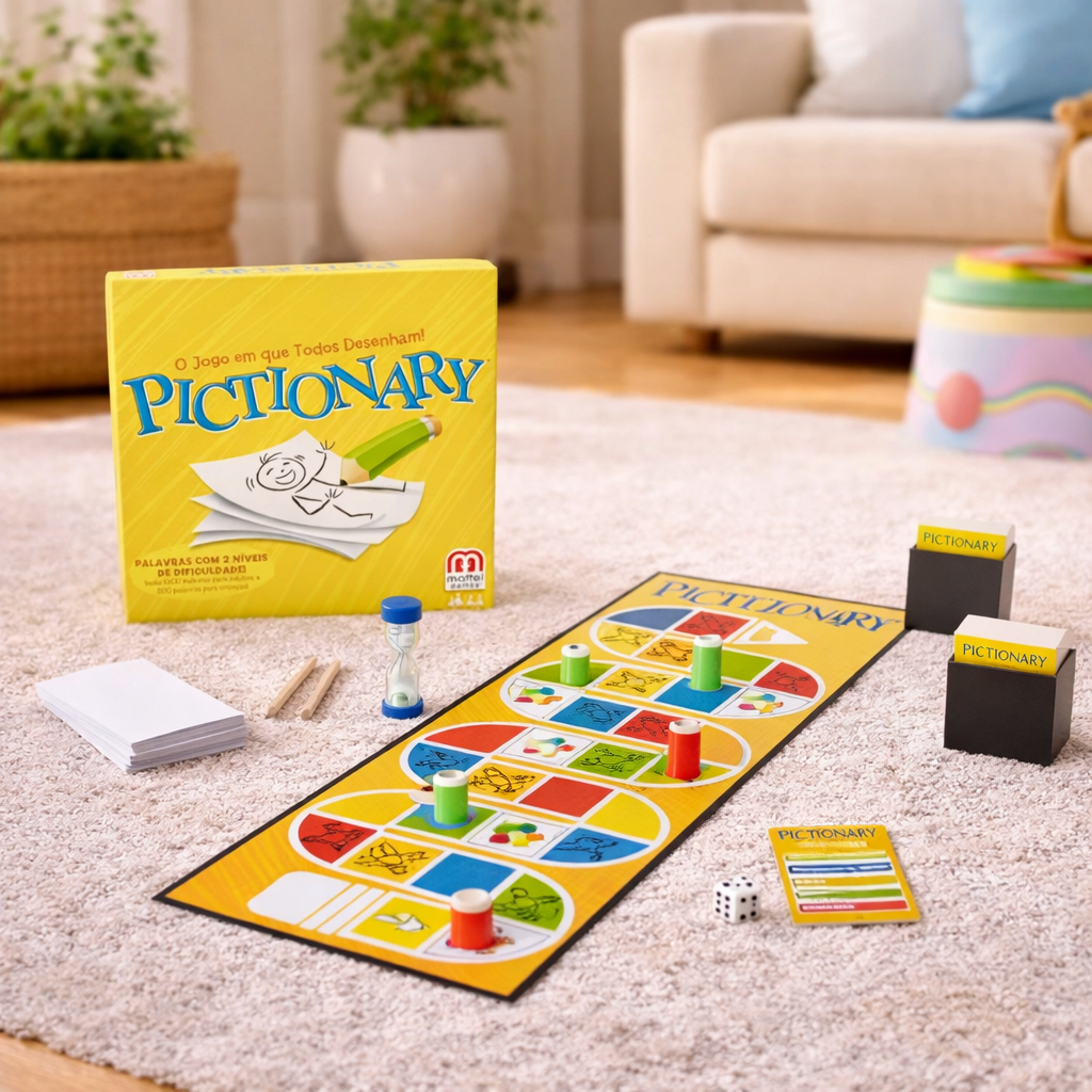 Pictionary Família *Versão Portuguesa* *Caixa Danificada*