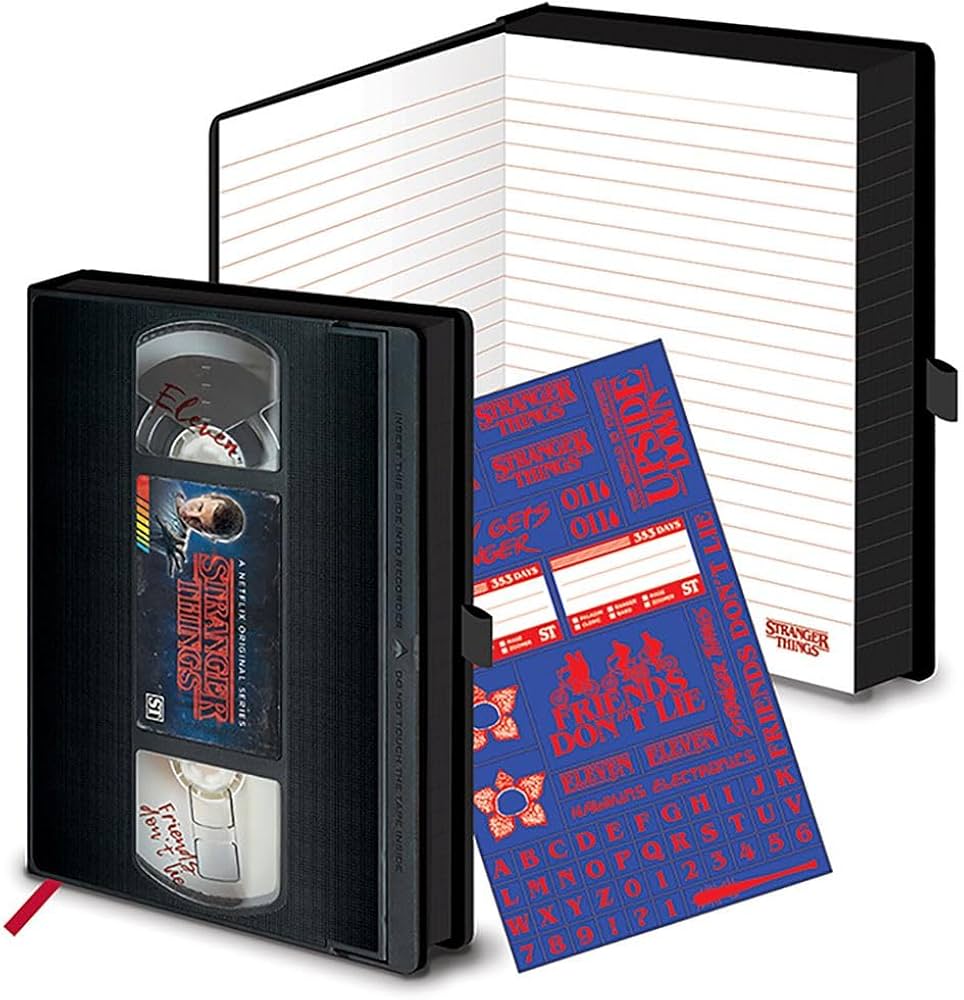 Stranger Things - Notebook Premium VHS