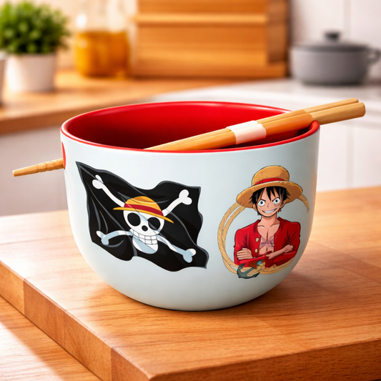 One Piece - Tigela com Chopsticks
