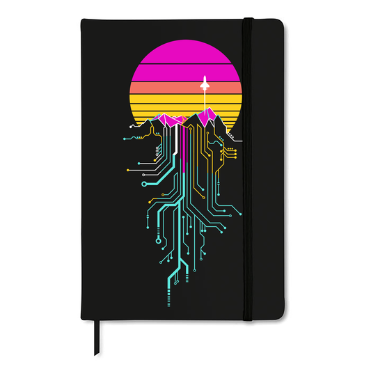 RED CAT - Notebook Neon Skyline