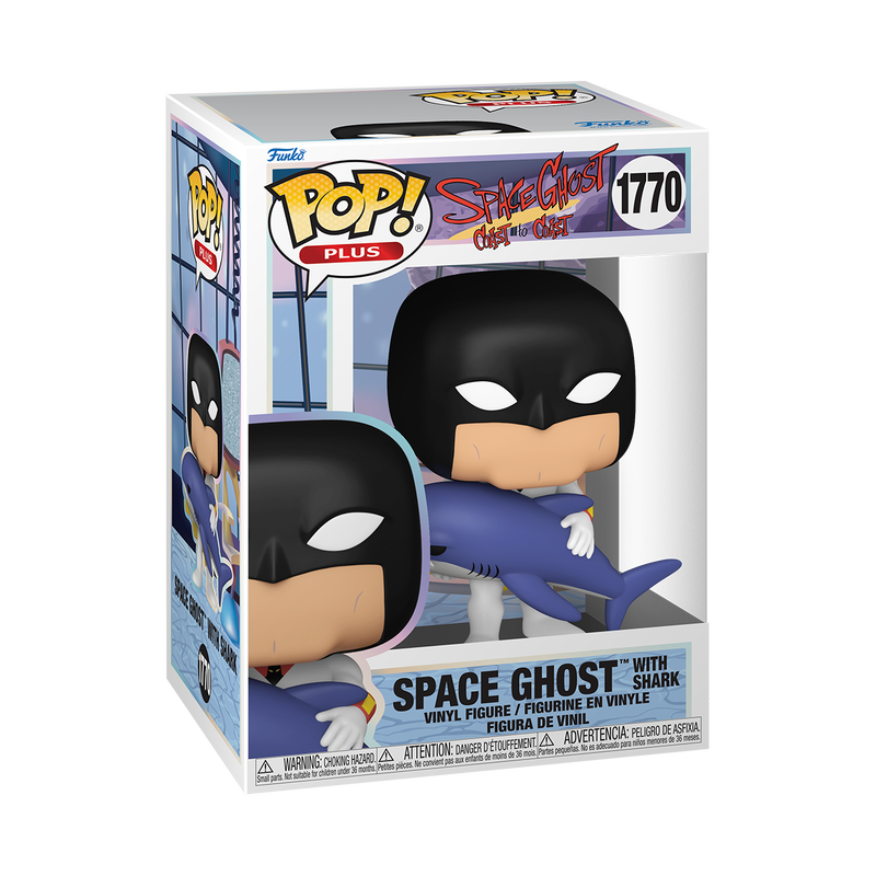 Space Ghost Coast To Coast - POP! Space Ghost w/Shark