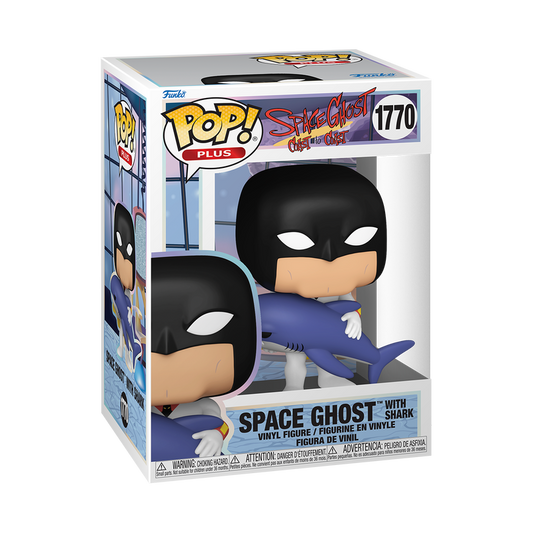 Space Ghost Coast To Coast - POP! Space Ghost w/Shark