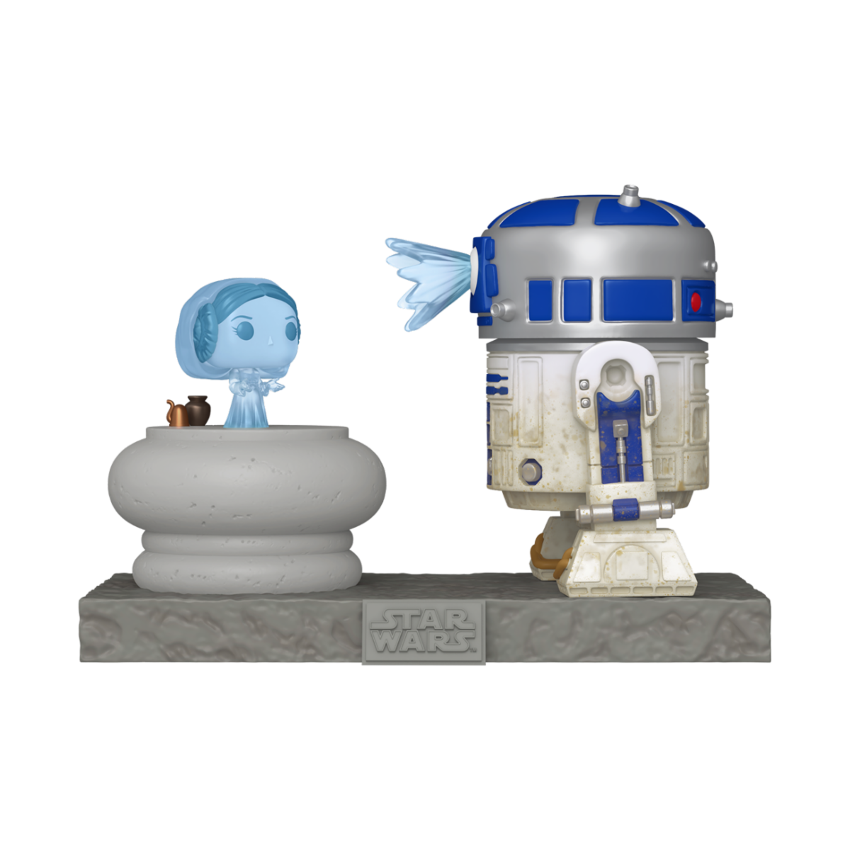 Star Wars - POP! R2-D2 w/Leia *Caixa Danificada*