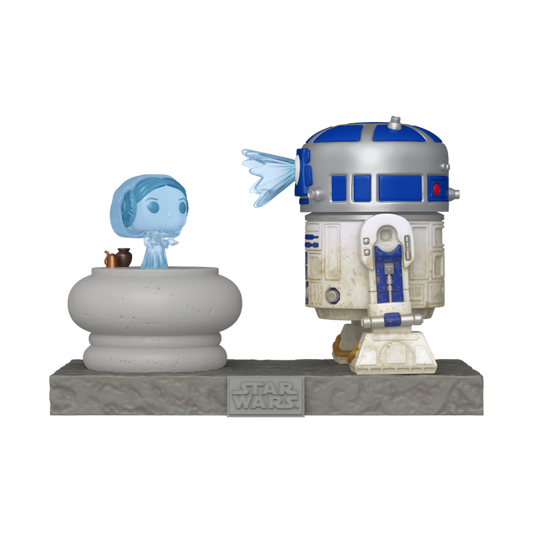 Star Wars - POP! R2-D2 w/Leia *Caixa Danificada*
