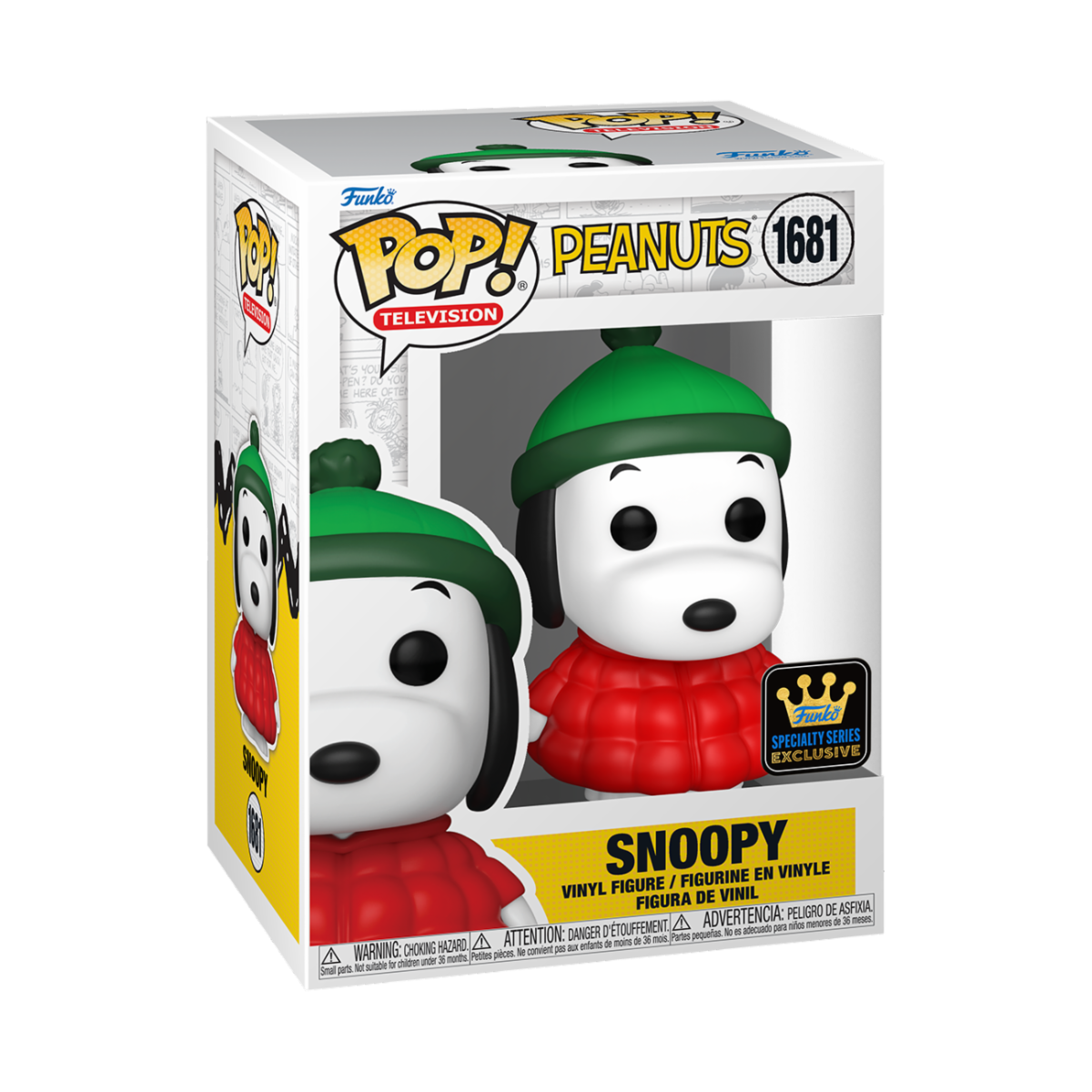 Peanuts - POP! Snoopy in Coat *Caixa Danificada*