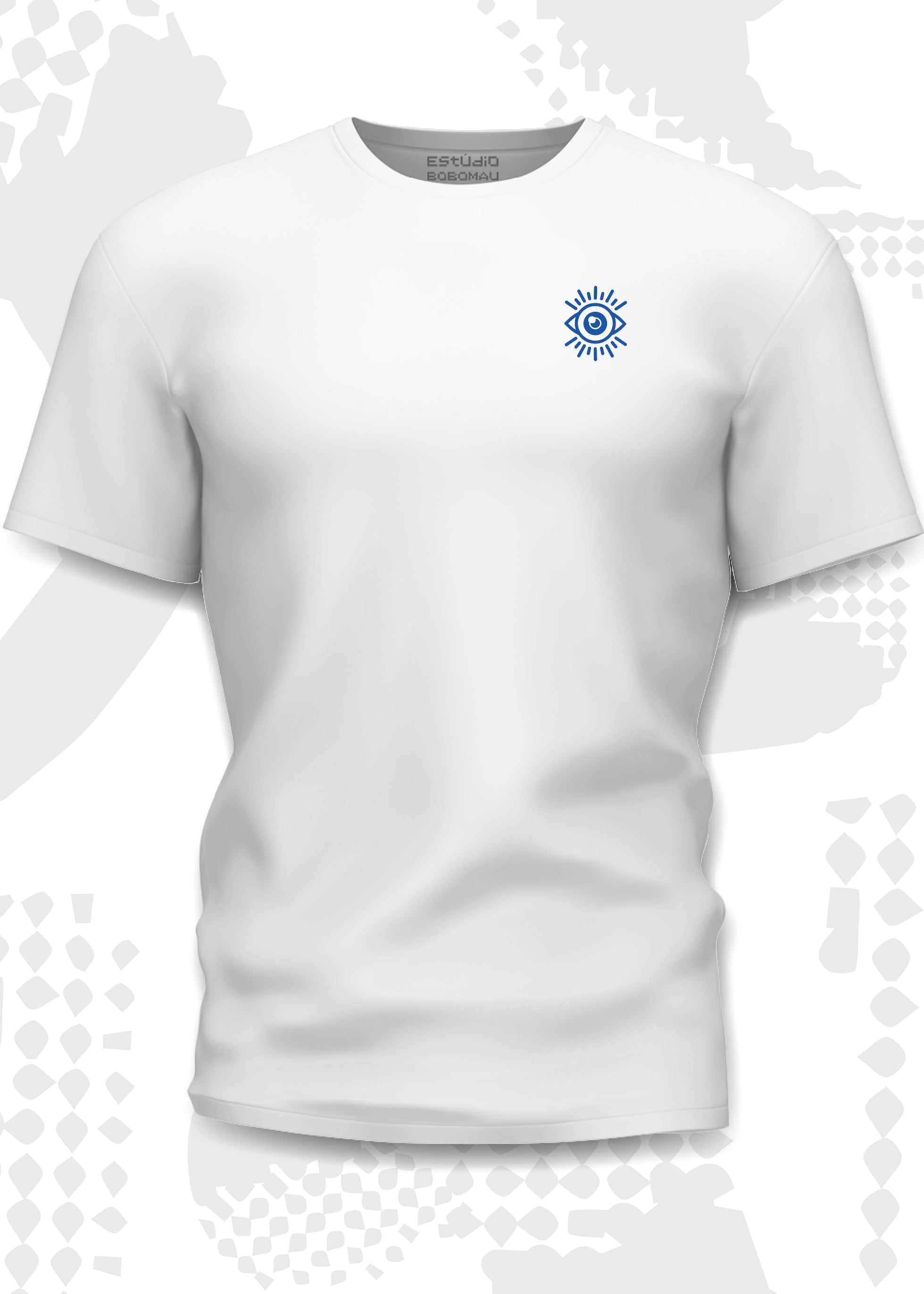 STUDIO BOBOMAU - T-SHIRT PROPAGANDA UP YOUR EYES 2 BRANCA