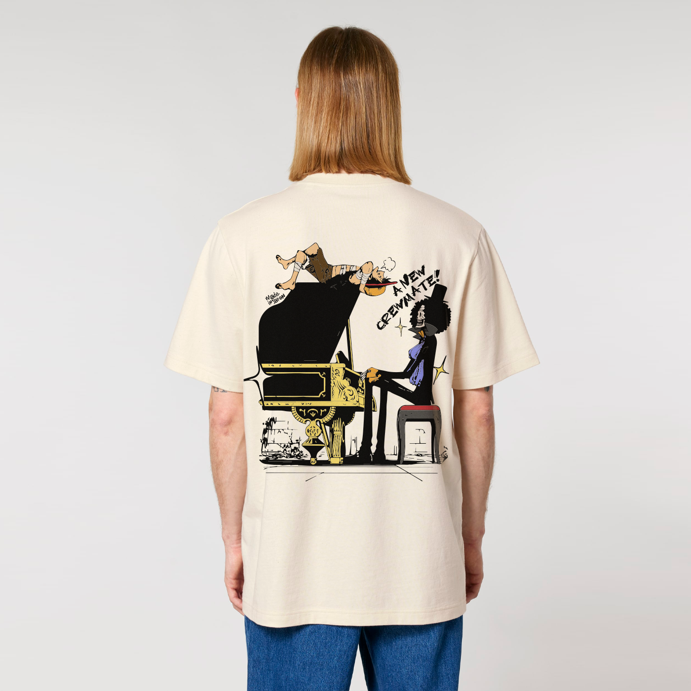 MADE IN JAPAN - A NEW CREWMATE® BEIGE TEE