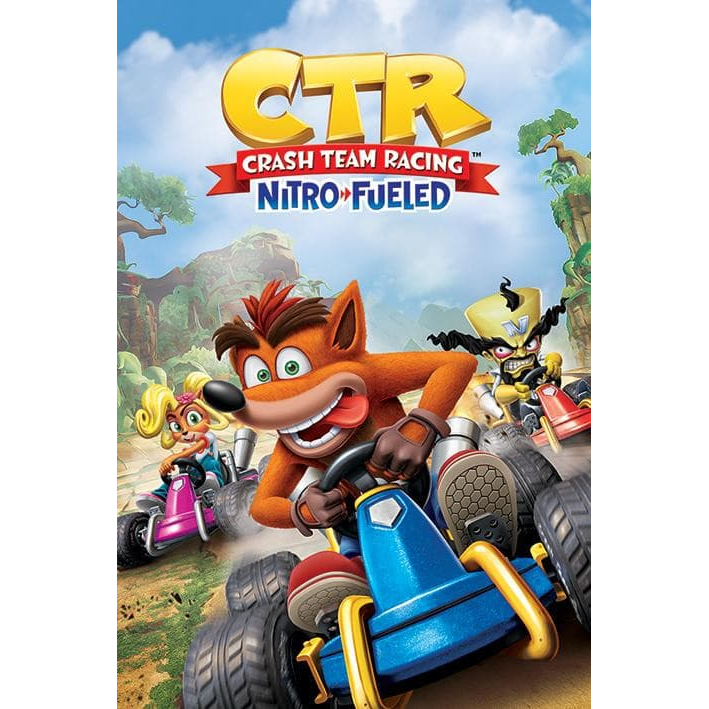 Crash Bandicoot - Poster Equipa de Corrida