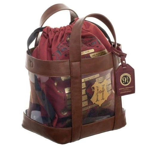 Harry Potter - Mala Hogwarts com bolsa transparente