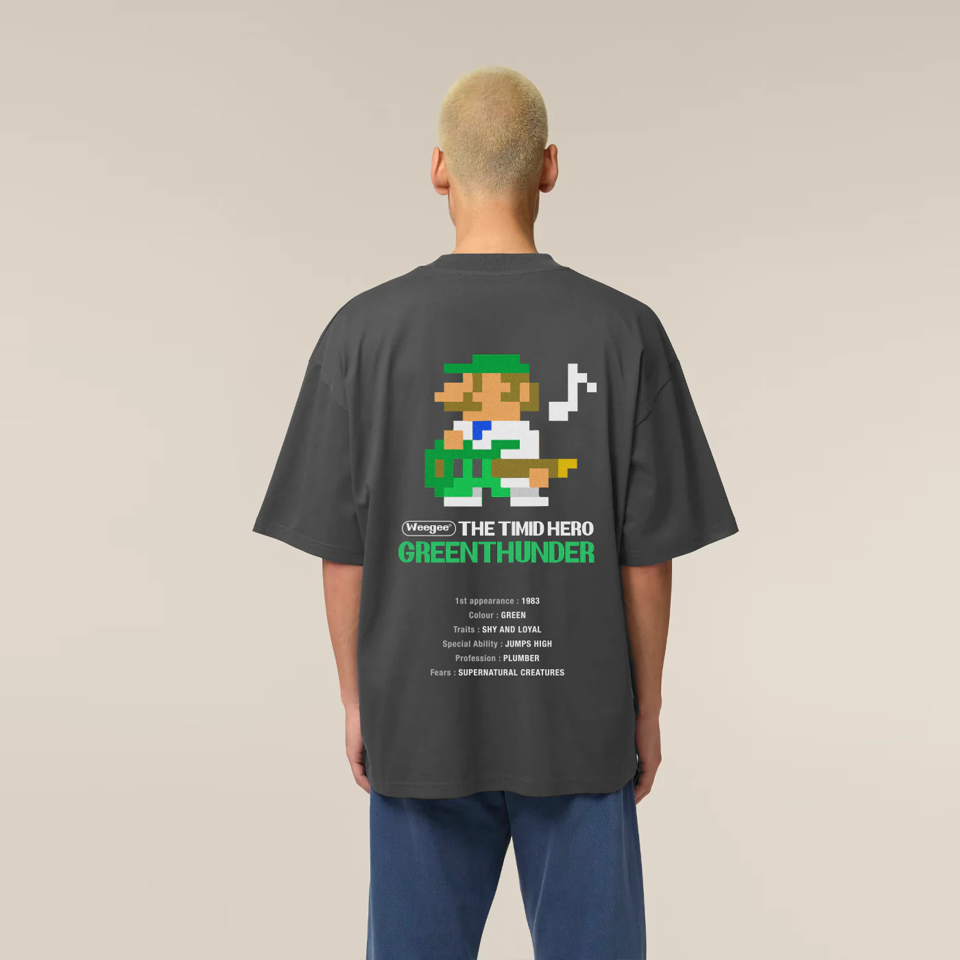 MADE IN JAPAN - GREENTHUNDER® CHARCOAL TEE