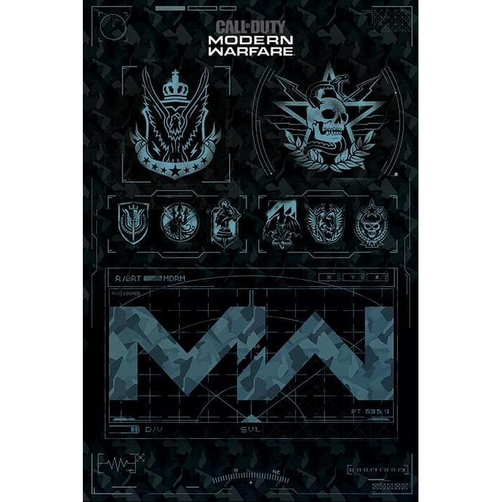 Call of Duty - Poster Modern Warfare Fracções