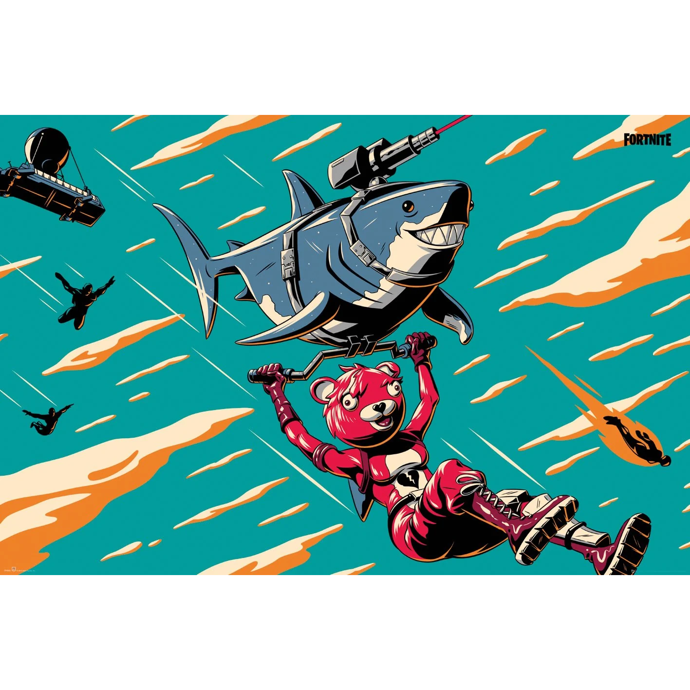 Fortnite - Poster Laser Shark