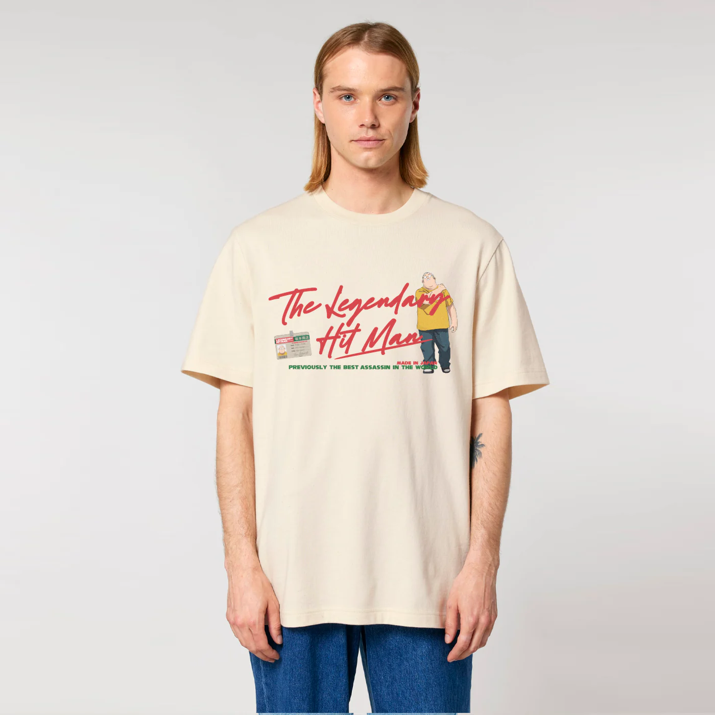 MADE IN JAPAN - LEGENDARY HITMAN® BEIGE TEE