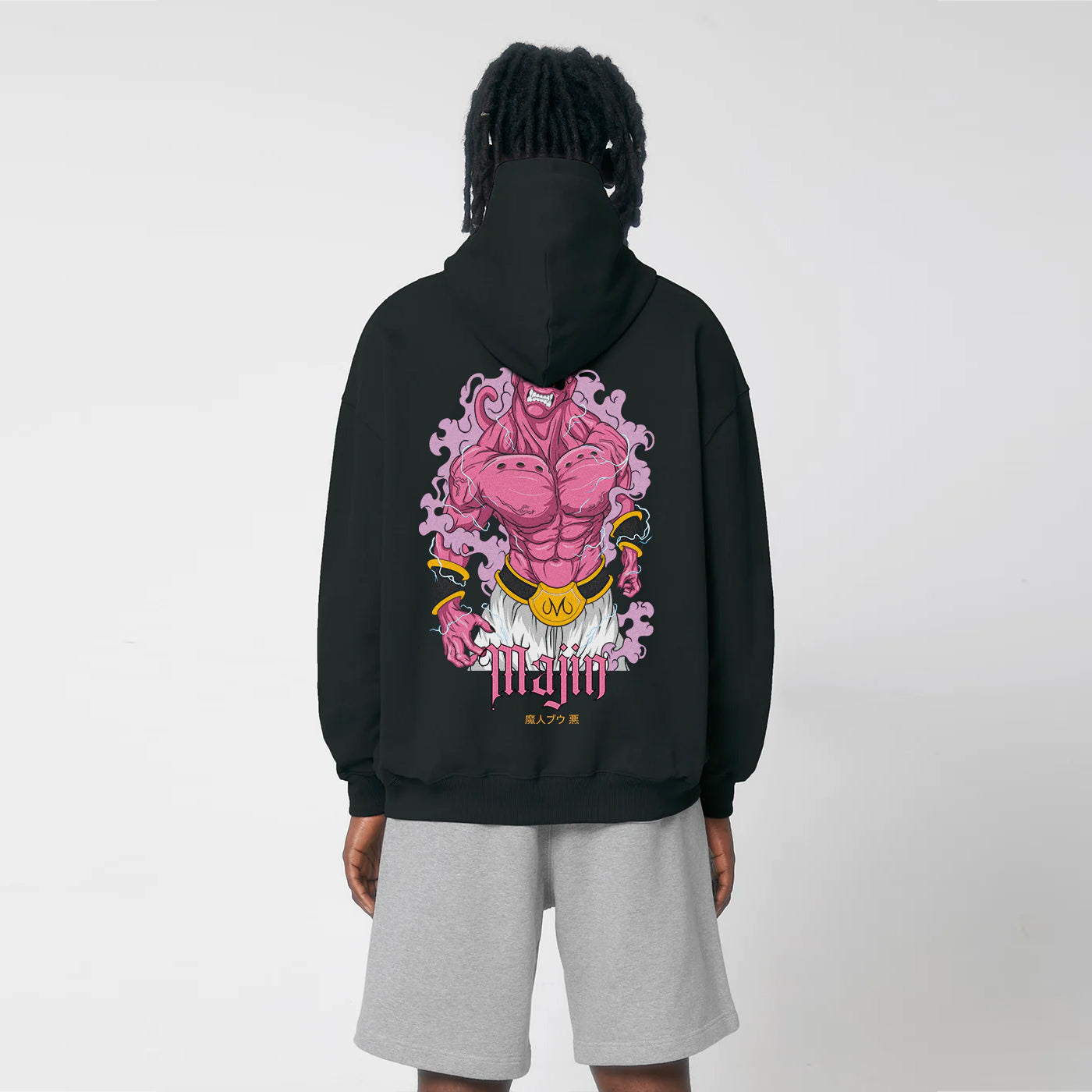 MADE IN JAPAN - MAJIN® OVERSIZE BLACK HOODIE