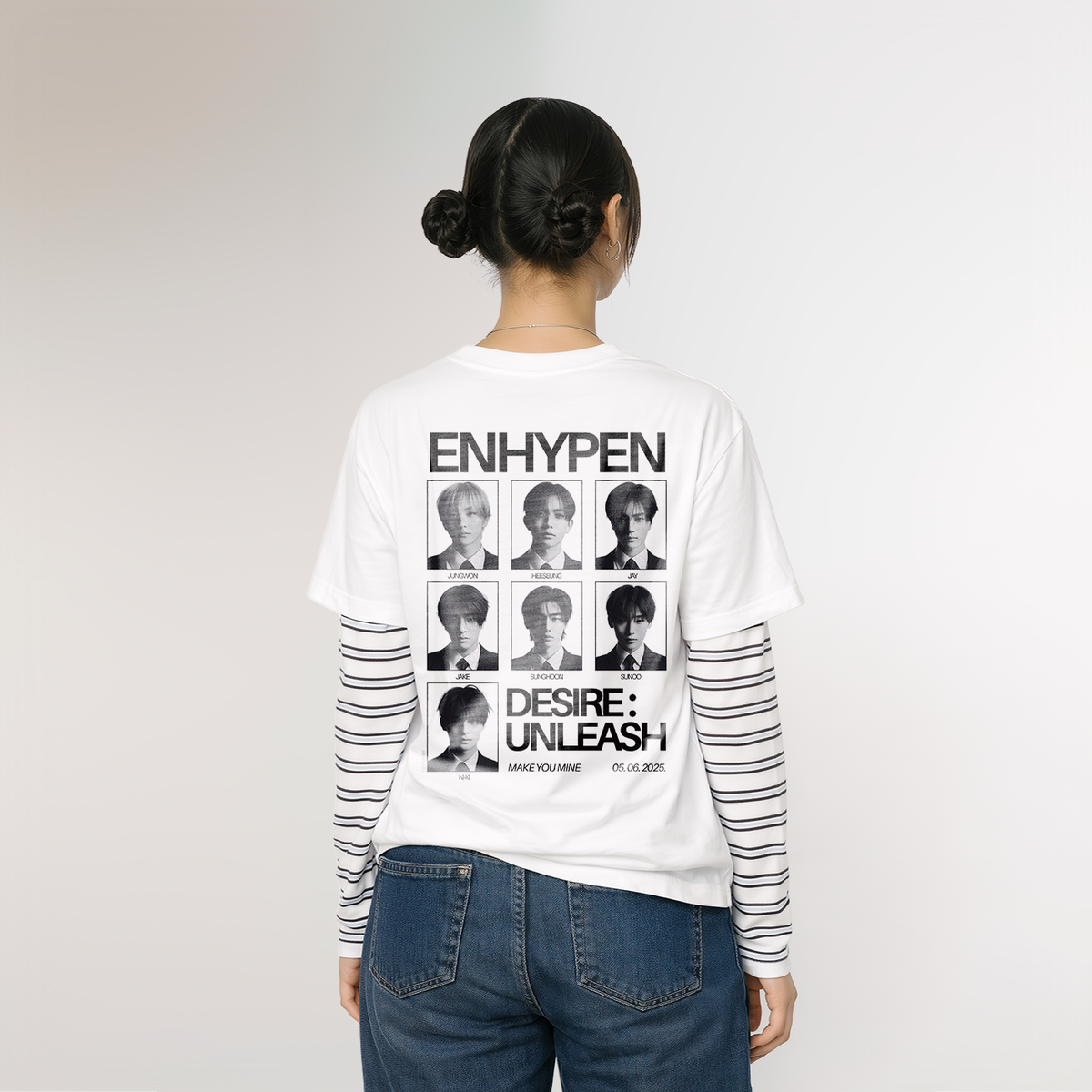 MADE IN JAPAN - ENHYPEN WHITE TEE