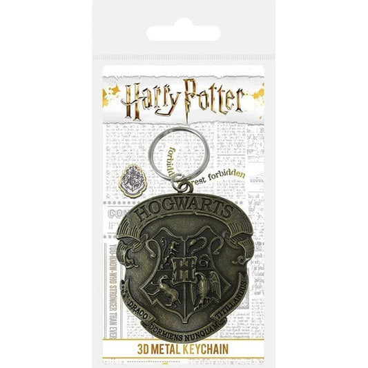 Harry Potter - Porta-Chaves de Metal (Hogwarts Crest)