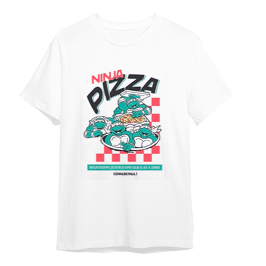 Tartarugas Ninja - T-shirt Ninja Pizza