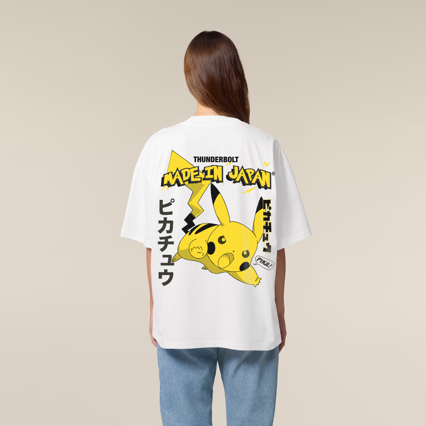 MADE IN JAPAN - PIKA WHITE TEE