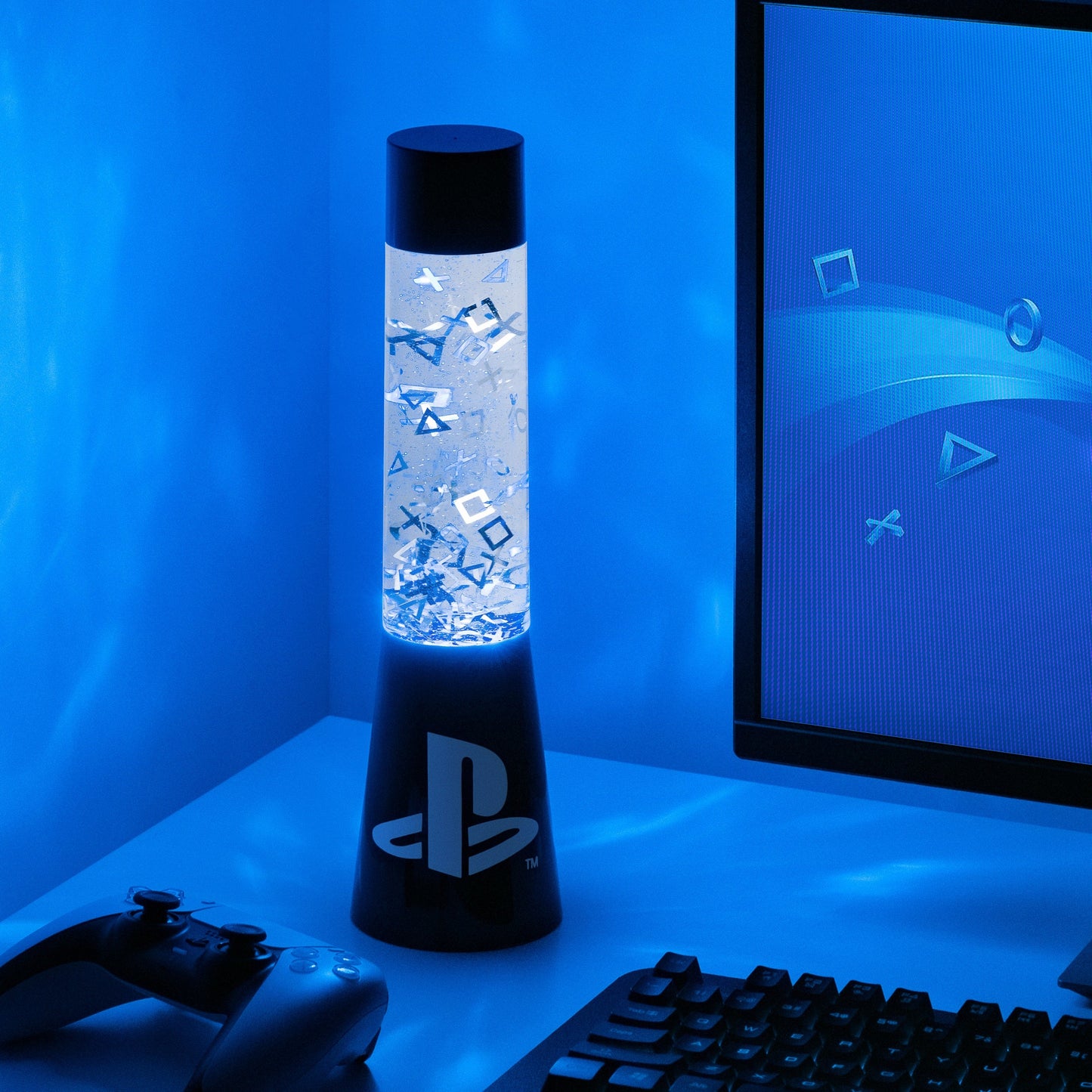Playstation - Candeeiro Lava Lamp *Caixa Danificada*