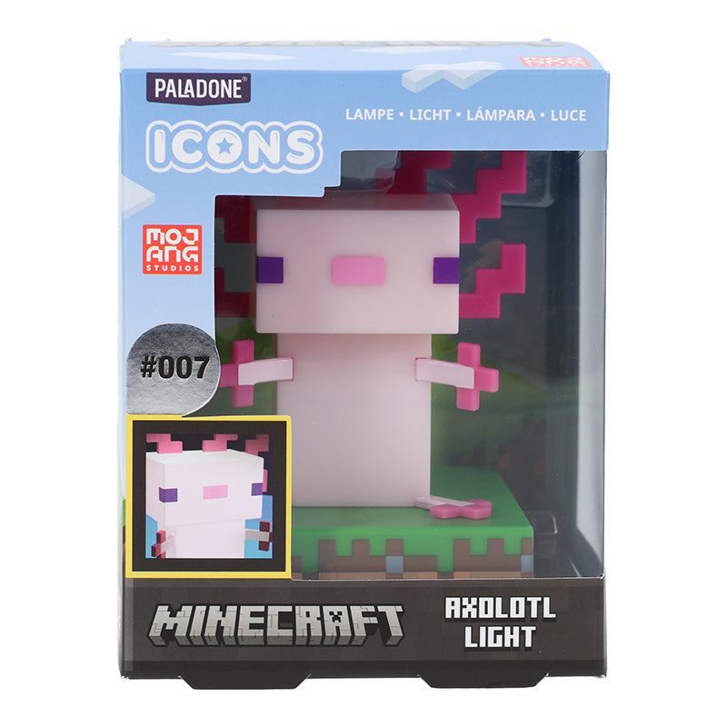 Minecraft - Candeeiro Icon Axolotl