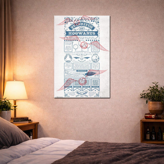 Harry Potter - Poster Quidditch at Hogwarts