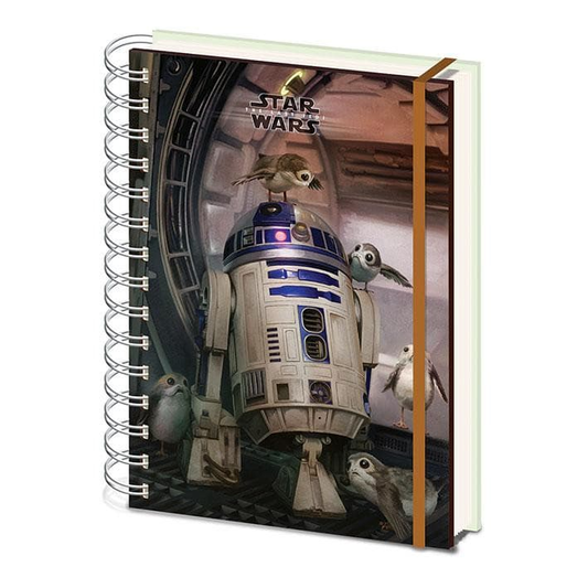 Star Wars - Notebook R2-D2 & Porgs