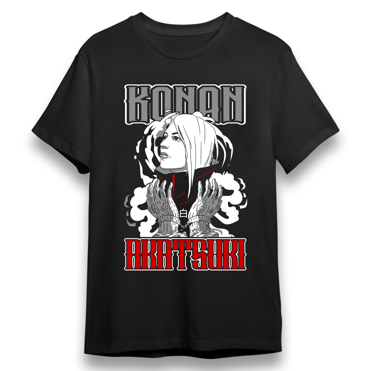 RED CAT - T-shirt Blue Bloom