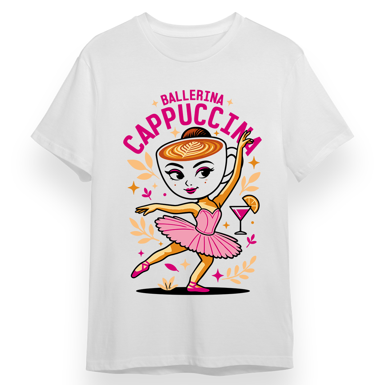 RED CAT - T-shirt Ballerina Cappuccina