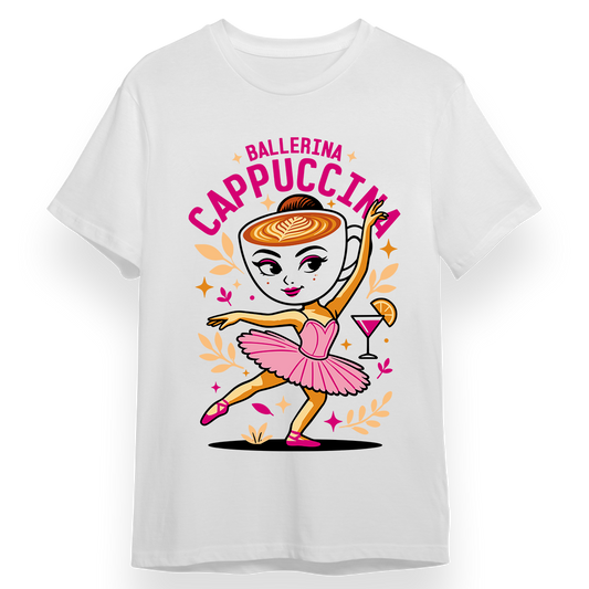 RED CAT - T-shirt Ballerina Cappuccina