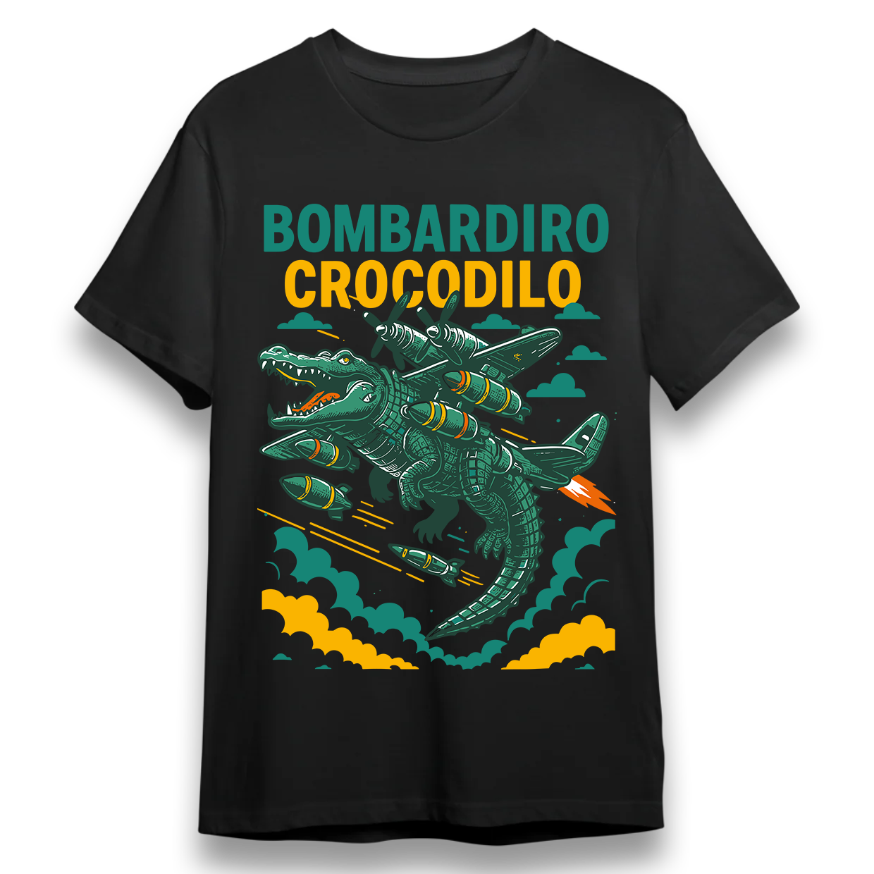 RED CAT - T-shirt Bombardiro Crocodilo V2
