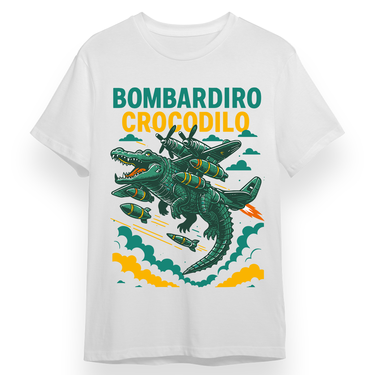 RED CAT - T-shirt Bombardiro Crocodilo V2