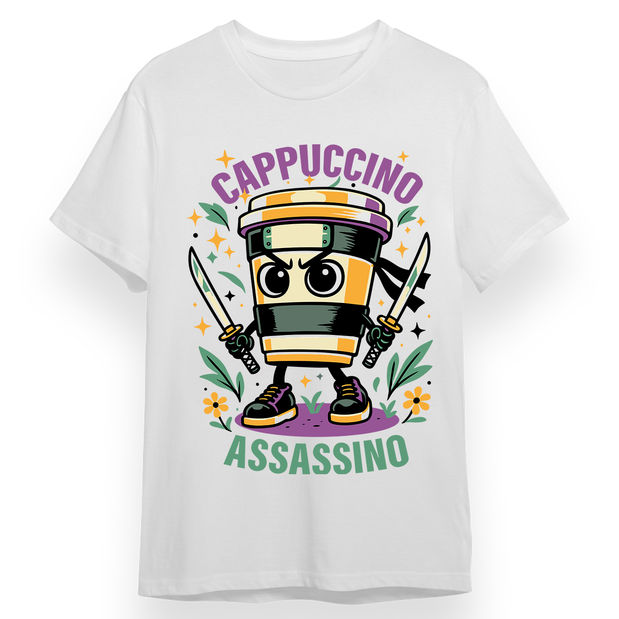 RED CAT - T-shirt Cappuccino Assassino V2