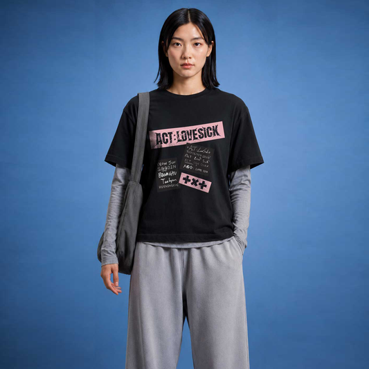 MADE IN JAPAN - LOVESICK BLACK TEE