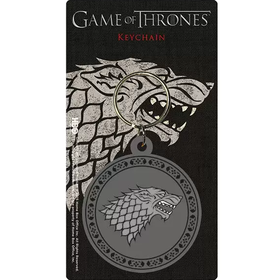 Game of Thrones - Porta-Chaves de Borracha Stark