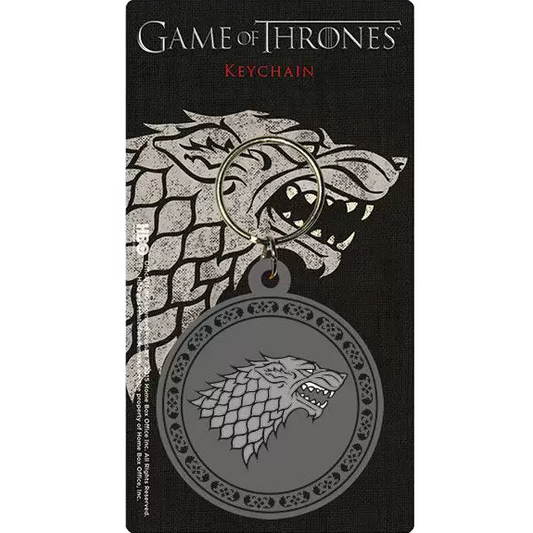 Game of Thrones - Porta-Chaves de Borracha Stark