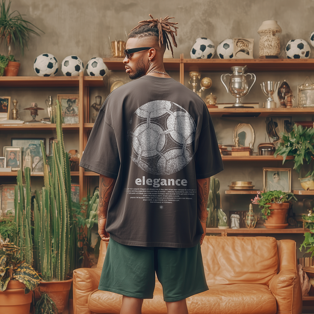 FOOTBALL ELEGANCE - ELEGANCE® BLACK TEE