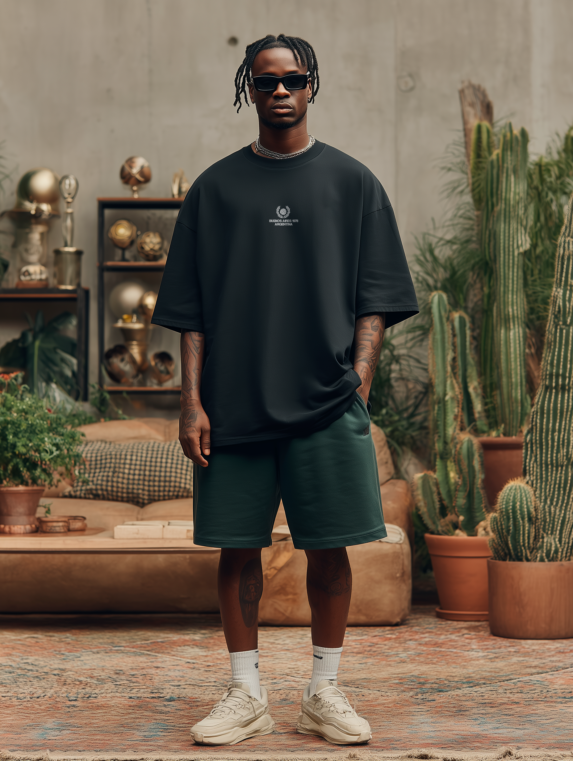 FOOTBALL ELEGANCE - ELEGANCE® BLACK TEE